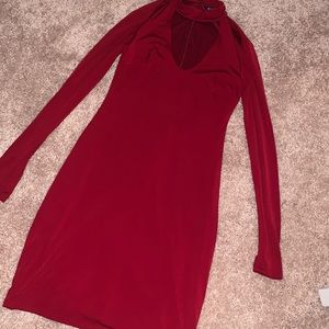 Express Long Sleeve Midi Dress